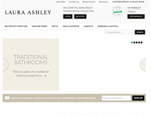 Tablet Screenshot of lauraashleybathroomcollection.com